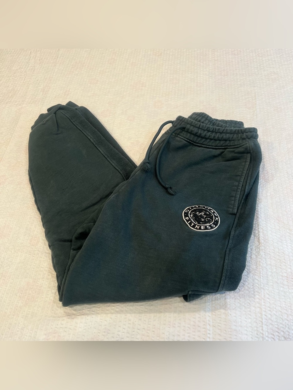 Gymshark forest green joggers men XS